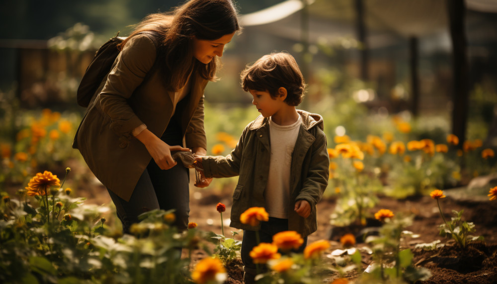 Usa il tuo giardino come un'escursione naturale quotidiana